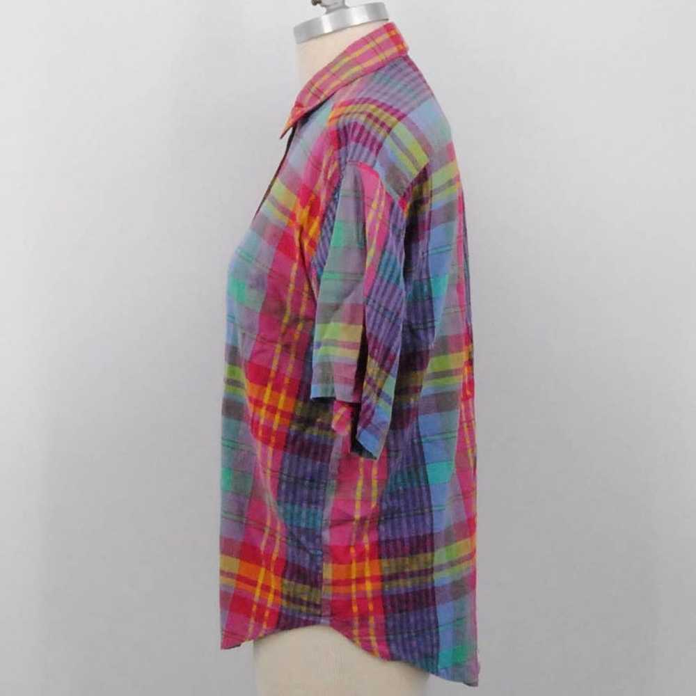 Vintage Jeans Wear Plaid Button Down - image 3