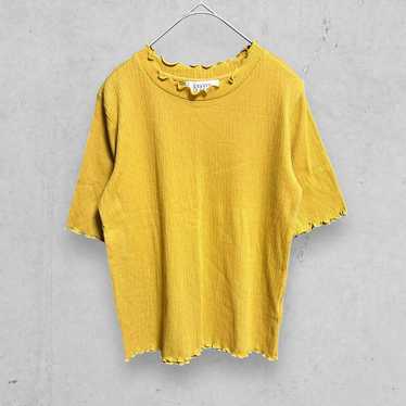 t1198【Laurie's Farm】Mellow Rib Cut T-shirt Tops S… - image 1