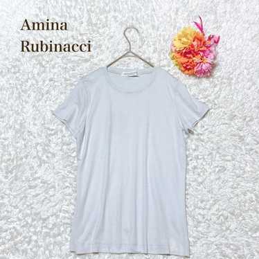 Amina Rubinacci 【S】 White Short-sleeve T-shirt Ma… - image 1