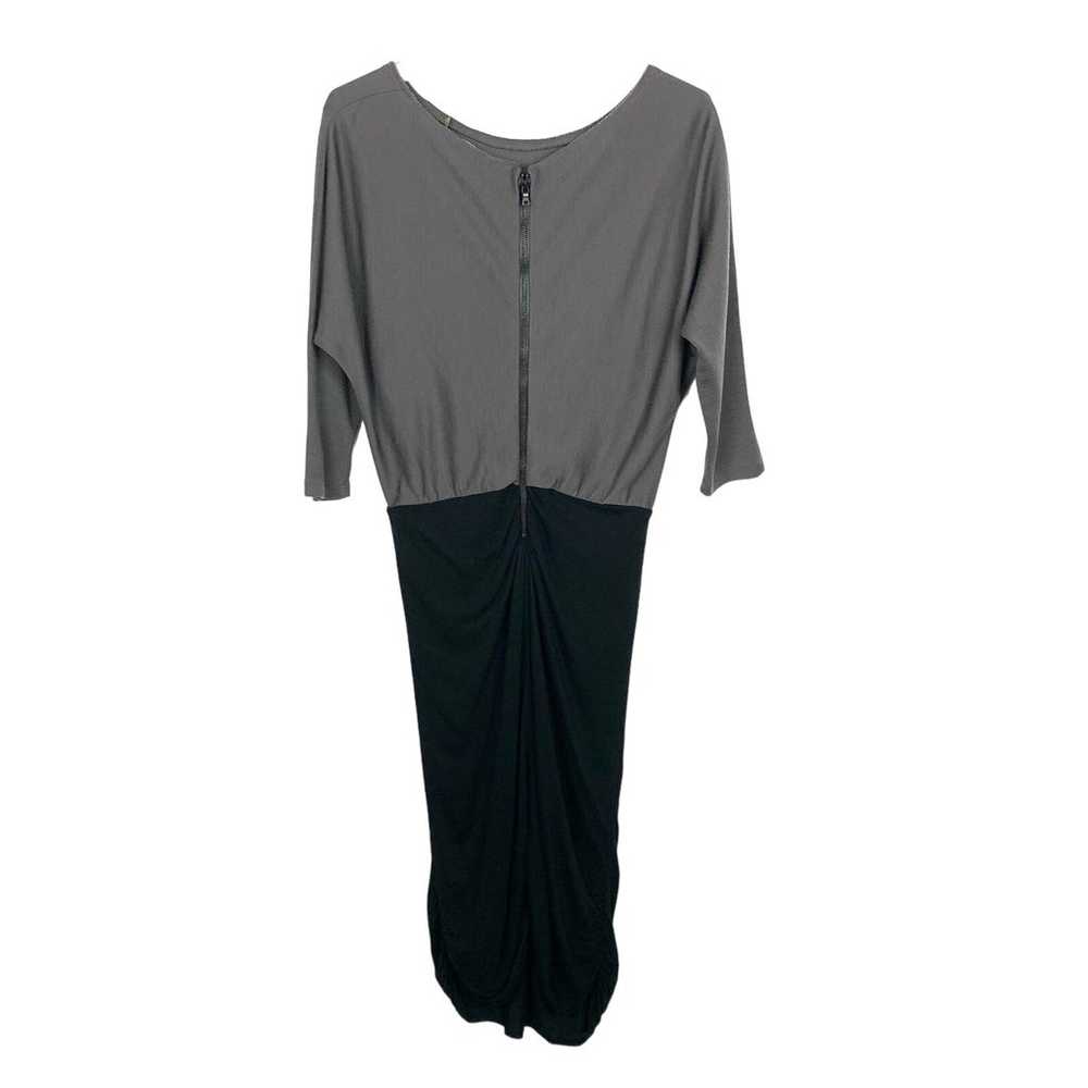 Alice + Olivia Batwing Dress Dolman Sleeve Ruched… - image 2