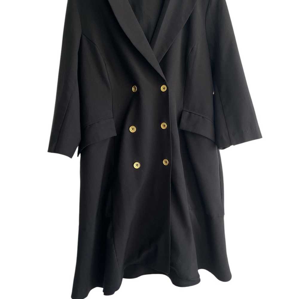 Ladies Nanette Black Blazer Dress 3/4” Sleeves, S… - image 1