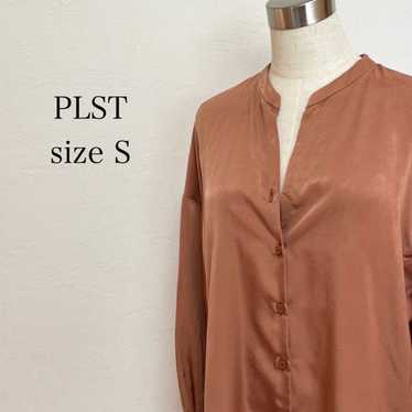 【PLASTE PLST】S Tops Shirt Long Sleeve Smooth Fabr… - image 1