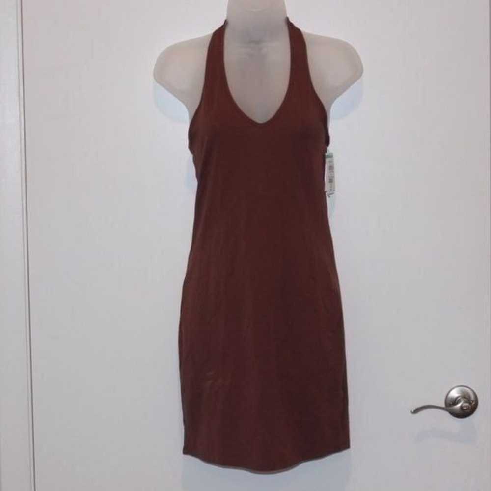 NWOT Bp Brown Halter Mini Dress Women Size Small - image 4