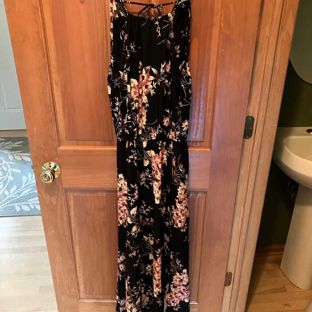 Floral NAVY maxi dress - image 6