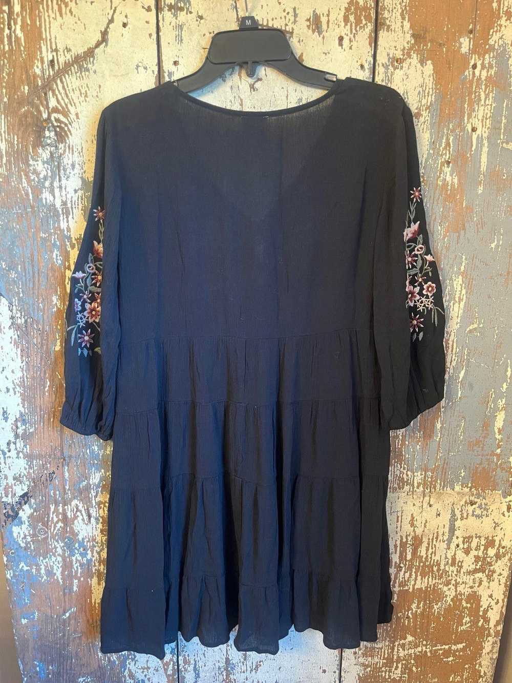 Designer Blue Rain women’s dress size small, blac… - image 3