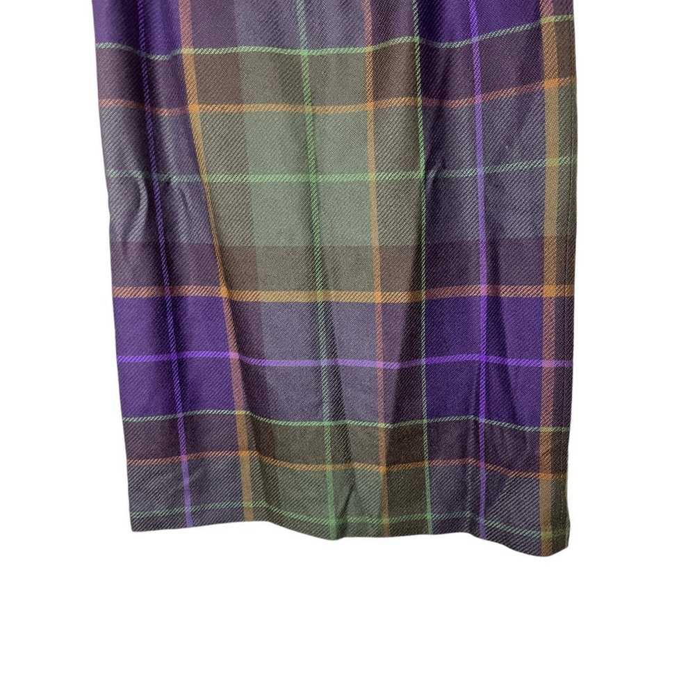 Other Vintage Talbots wool plaid Maxi skirt size … - image 3