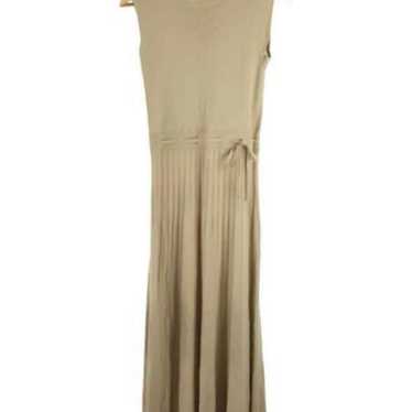 Mila Owen Beige Sleeveless Long Knit Dress - image 1