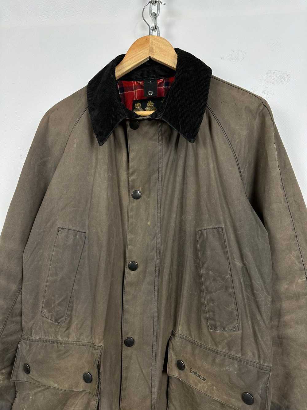 Barbour × Waxed Barbour Ashby Waxed Coat Jacket - image 10