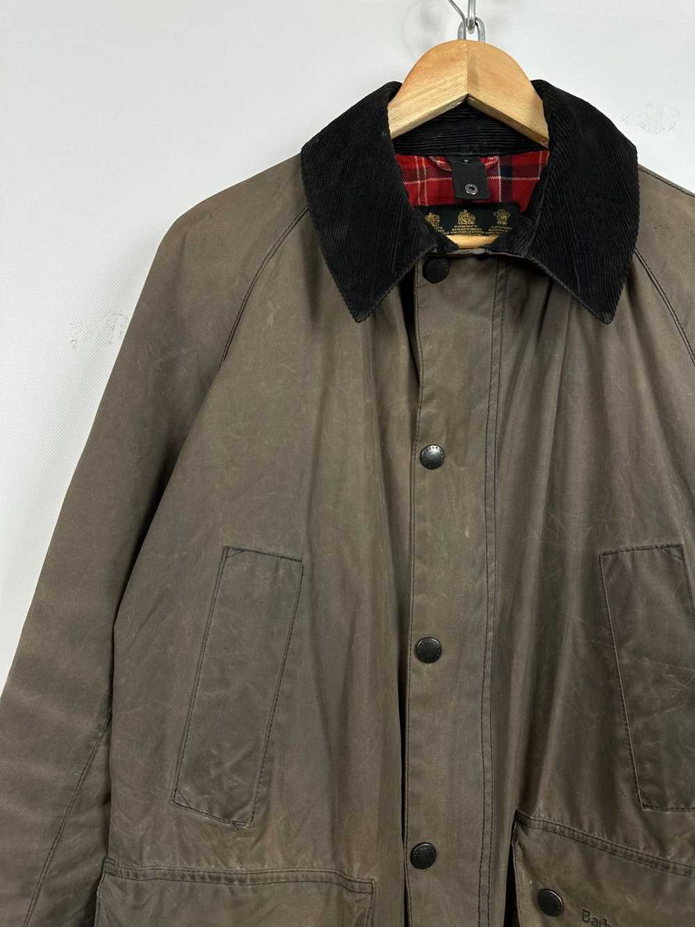 Barbour × Waxed Barbour Ashby Waxed Coat Jacket - image 11