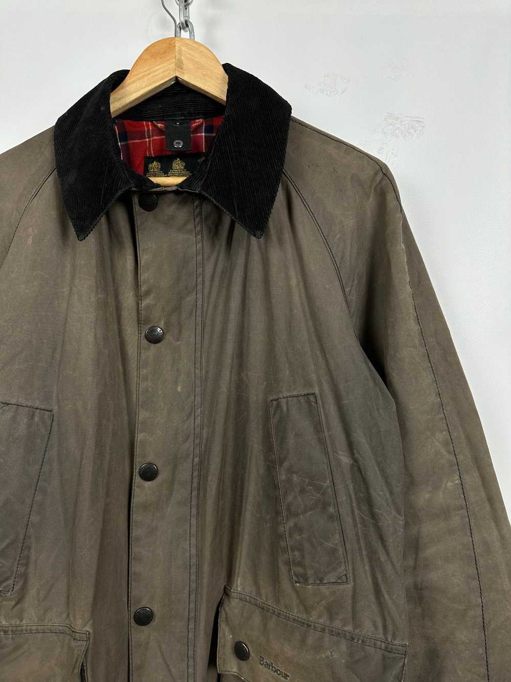 Barbour × Waxed Barbour Ashby Waxed Coat Jacket - image 12