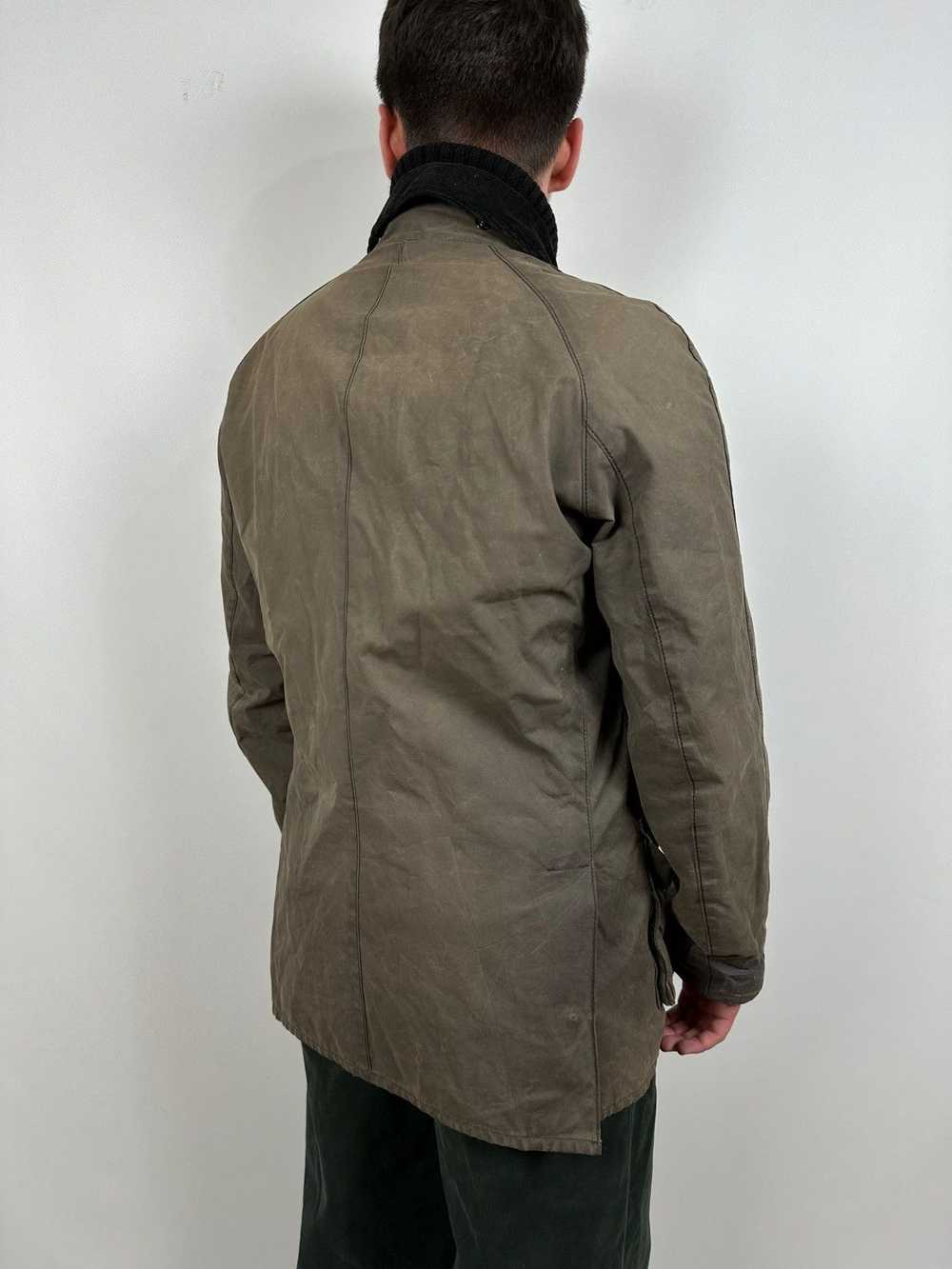 Barbour × Waxed Barbour Ashby Waxed Coat Jacket - image 4