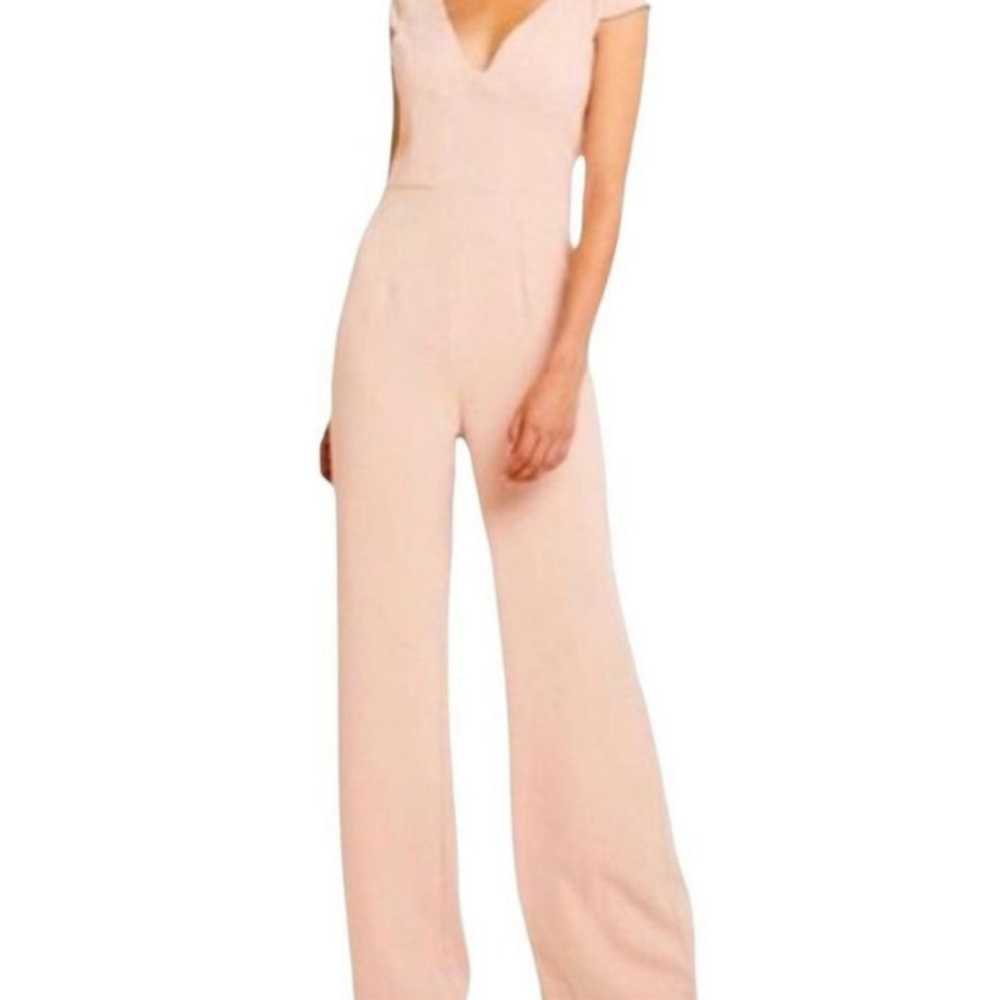 Foxiedox Blush pink wide leg jumpsuit - image 1