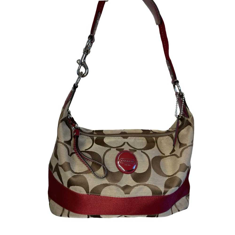 Coach Signature Sufflette patent leather handbag - image 2