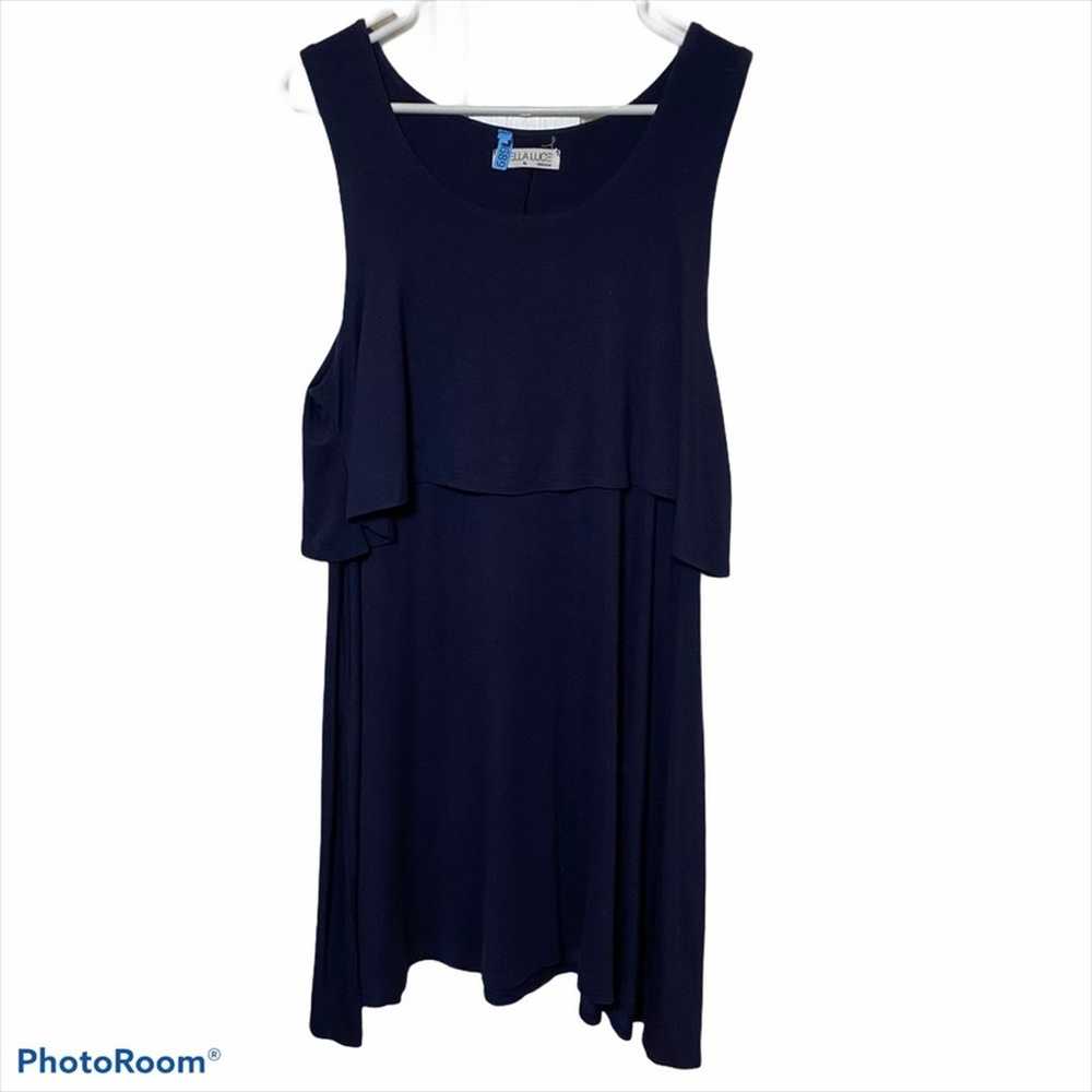 Stella Luce Navy Blue Lace Sleeveless bodycon Mid… - image 1