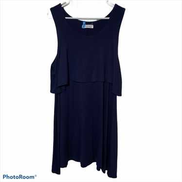 Stella Luce Navy Blue Lace Sleeveless bodycon Mid… - image 1