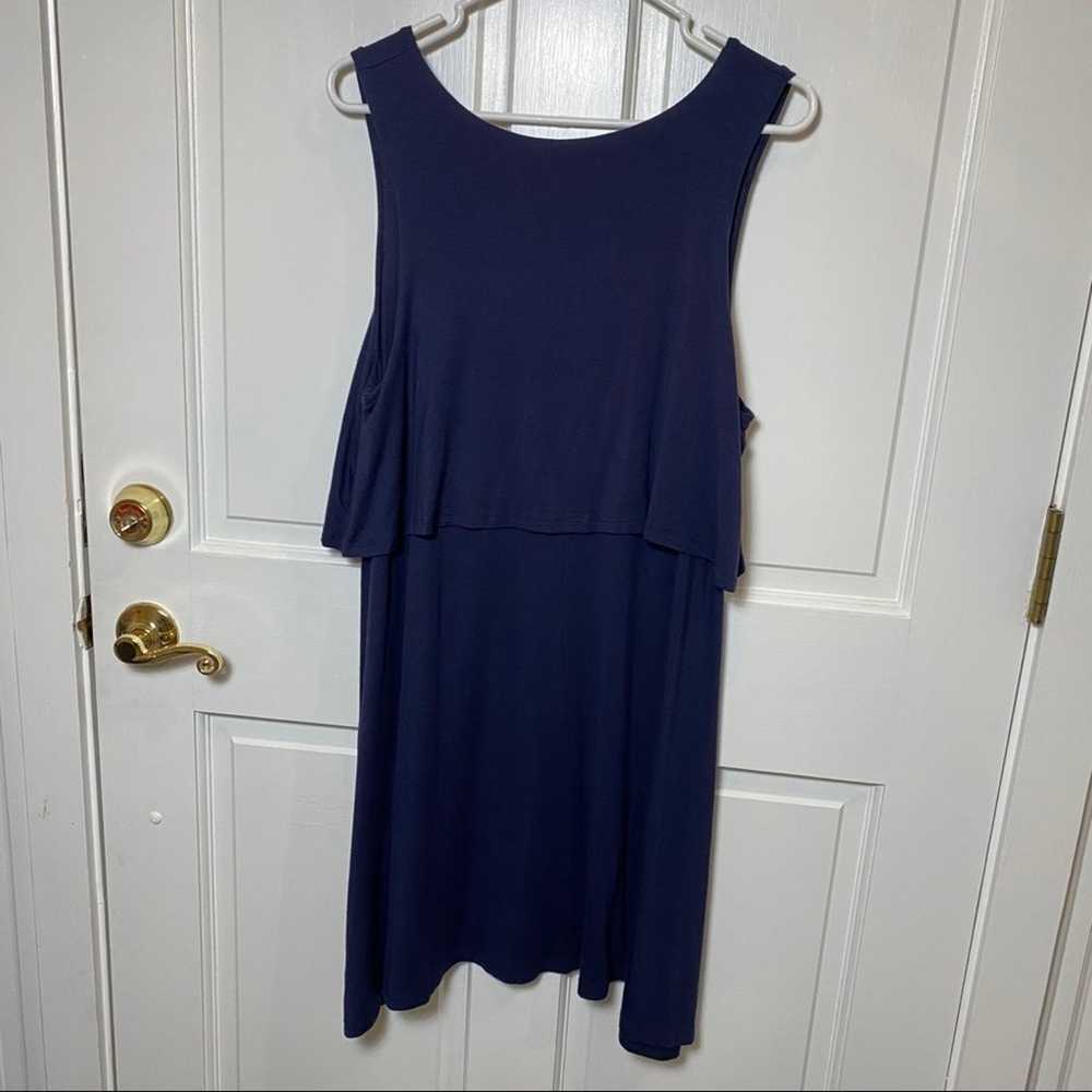 Stella Luce Navy Blue Lace Sleeveless bodycon Mid… - image 2