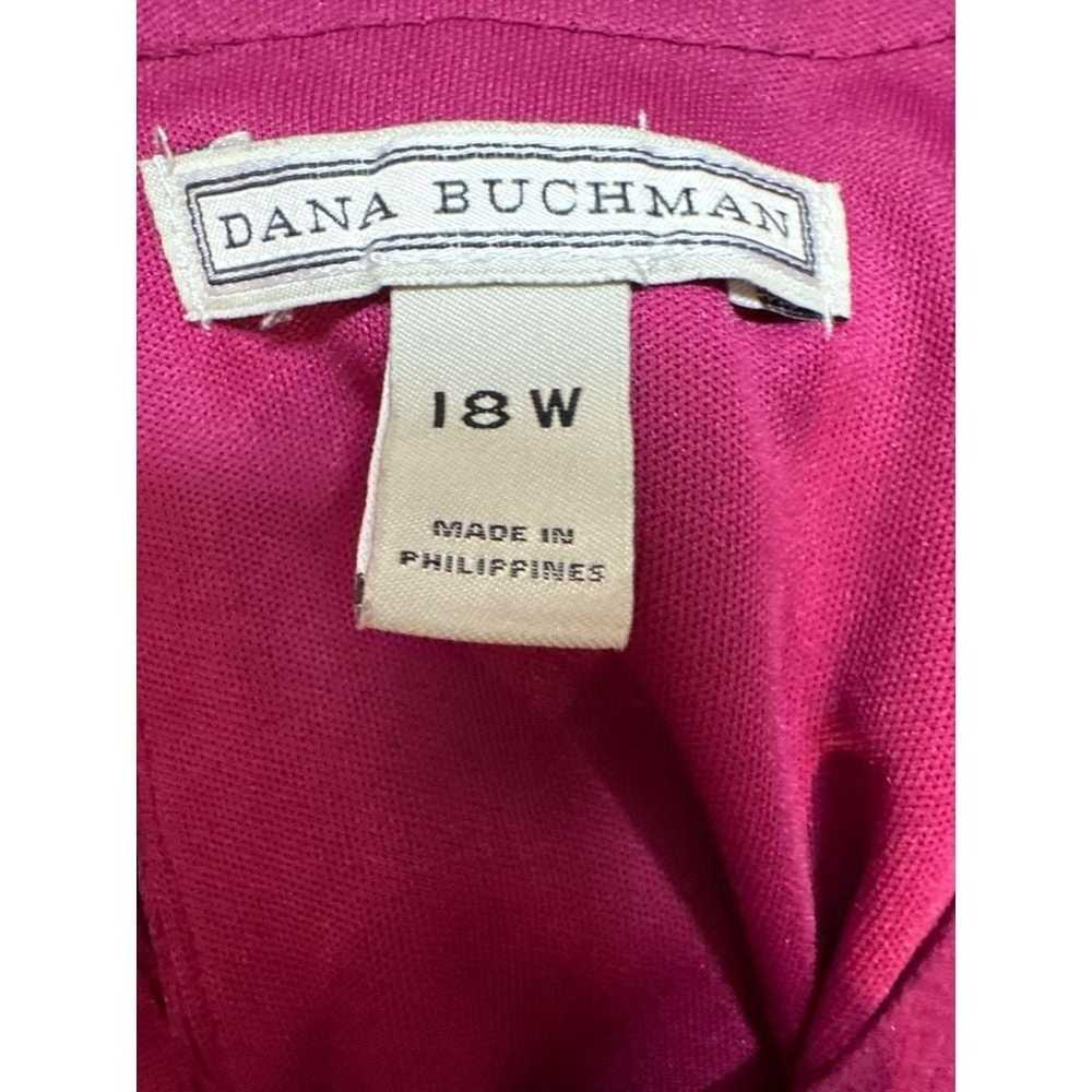 Dana Bachman Sleeveless Magenta Dress Size 18W - image 4