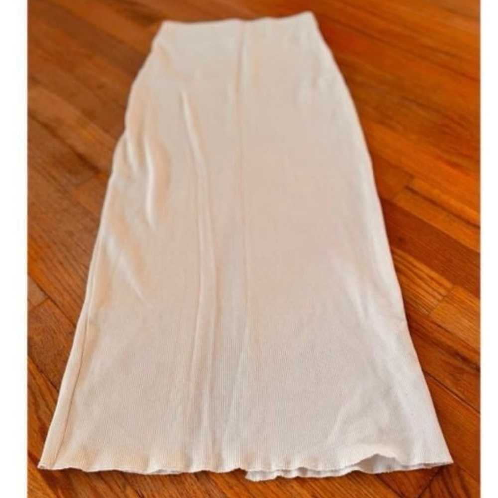 Zara knit midi skirt with slit Size Small - image 3