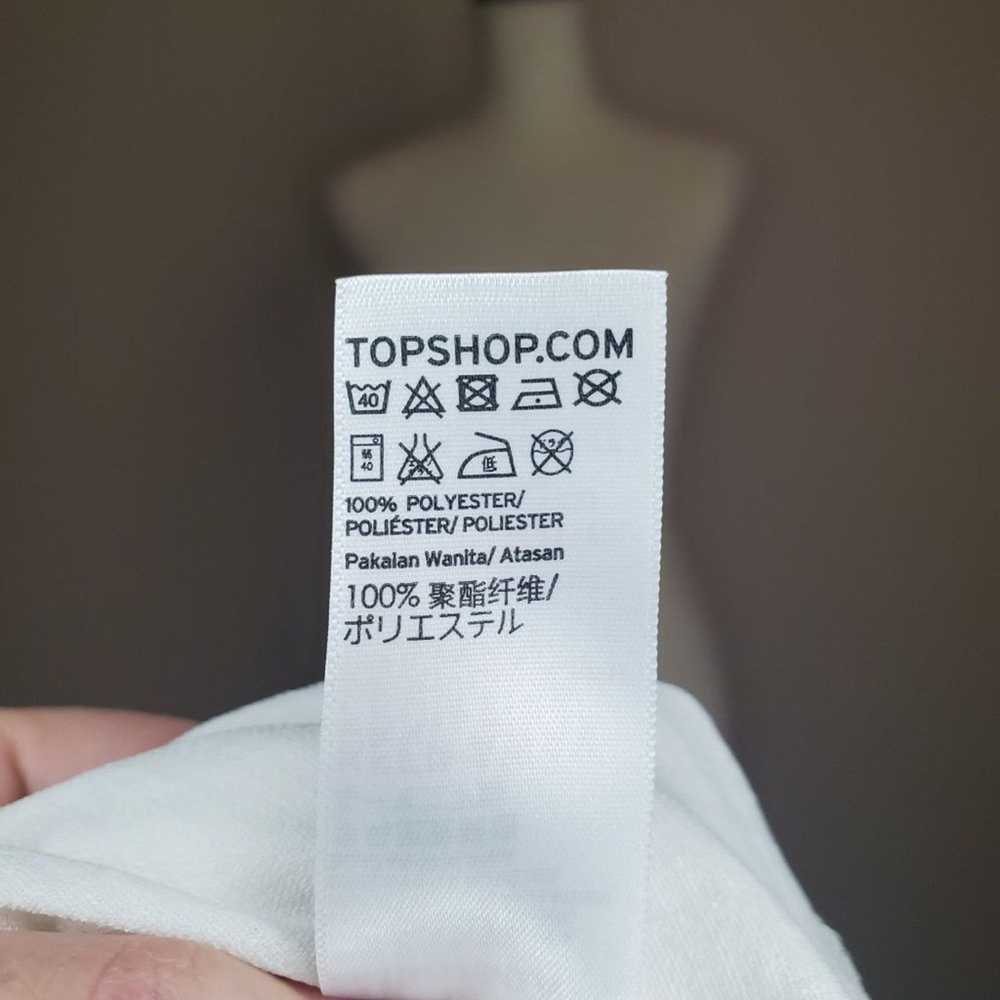 Topshop Topshop White Double Breasted Blouse 2 Pe… - image 6