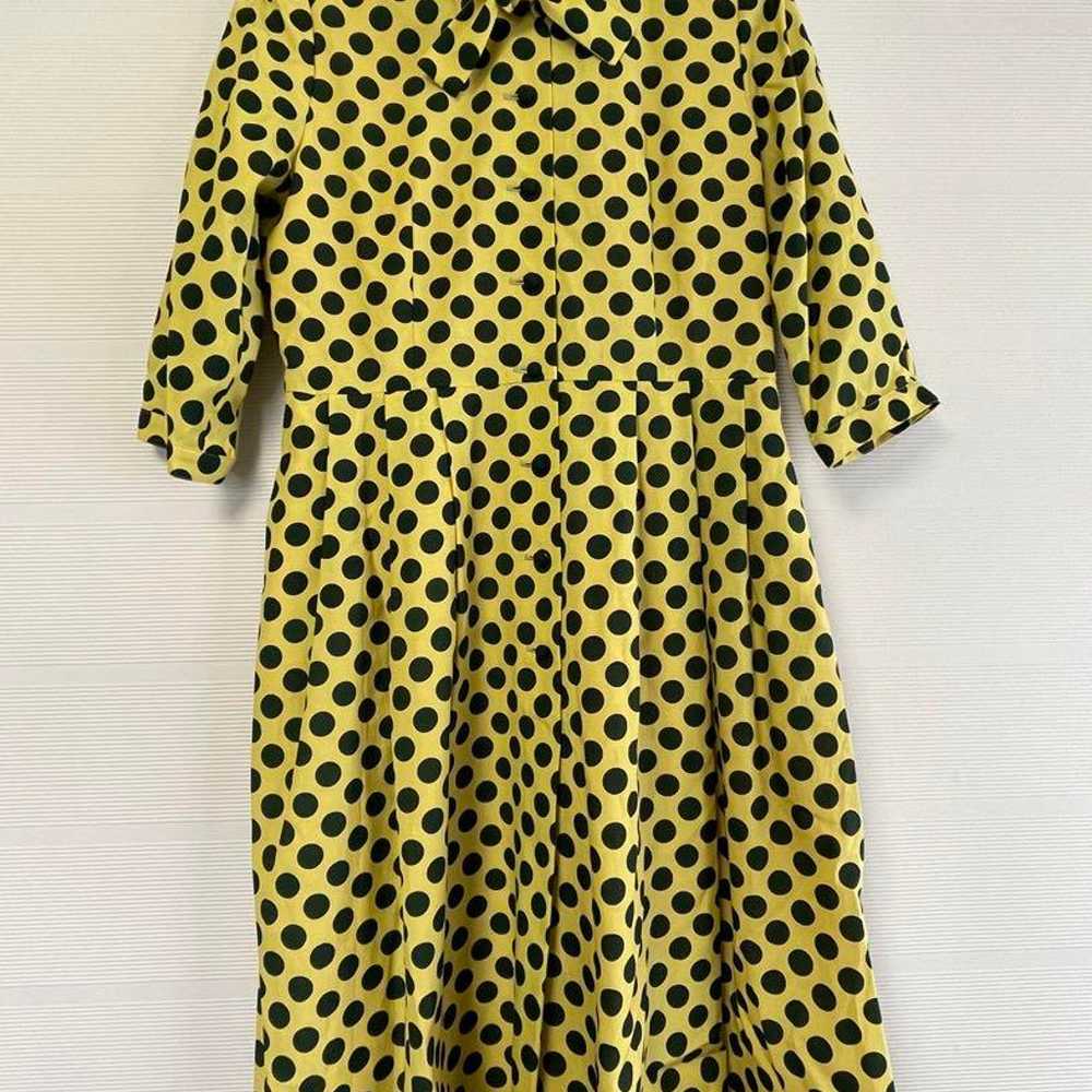 Unused, polka dot pattern, retro cute dress. - image 1