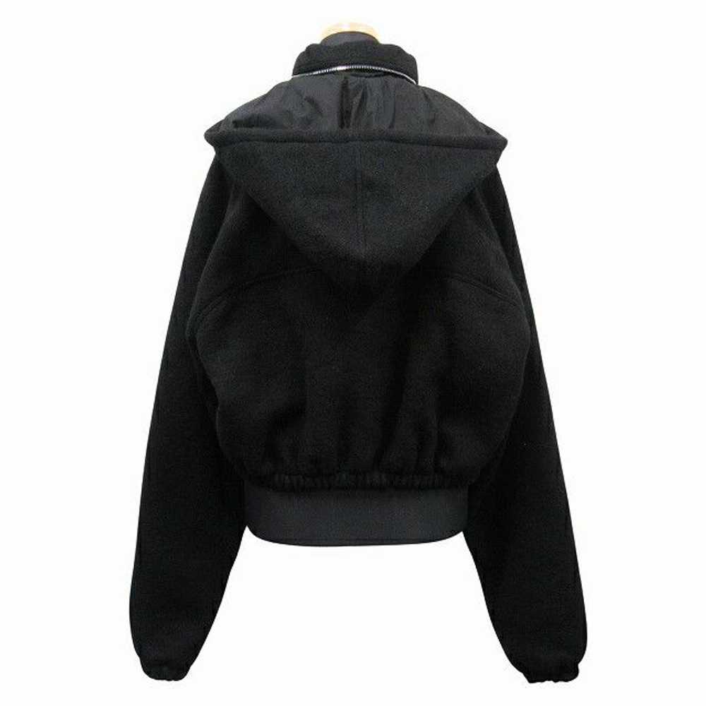 Rick Owens Rick Owens Wool Hooded Short Jacket - image 2