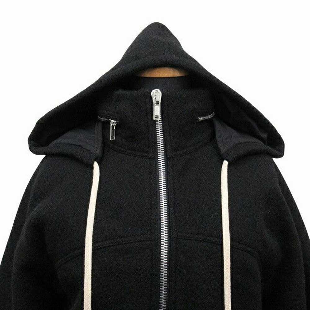 Rick Owens Rick Owens Wool Hooded Short Jacket - image 3