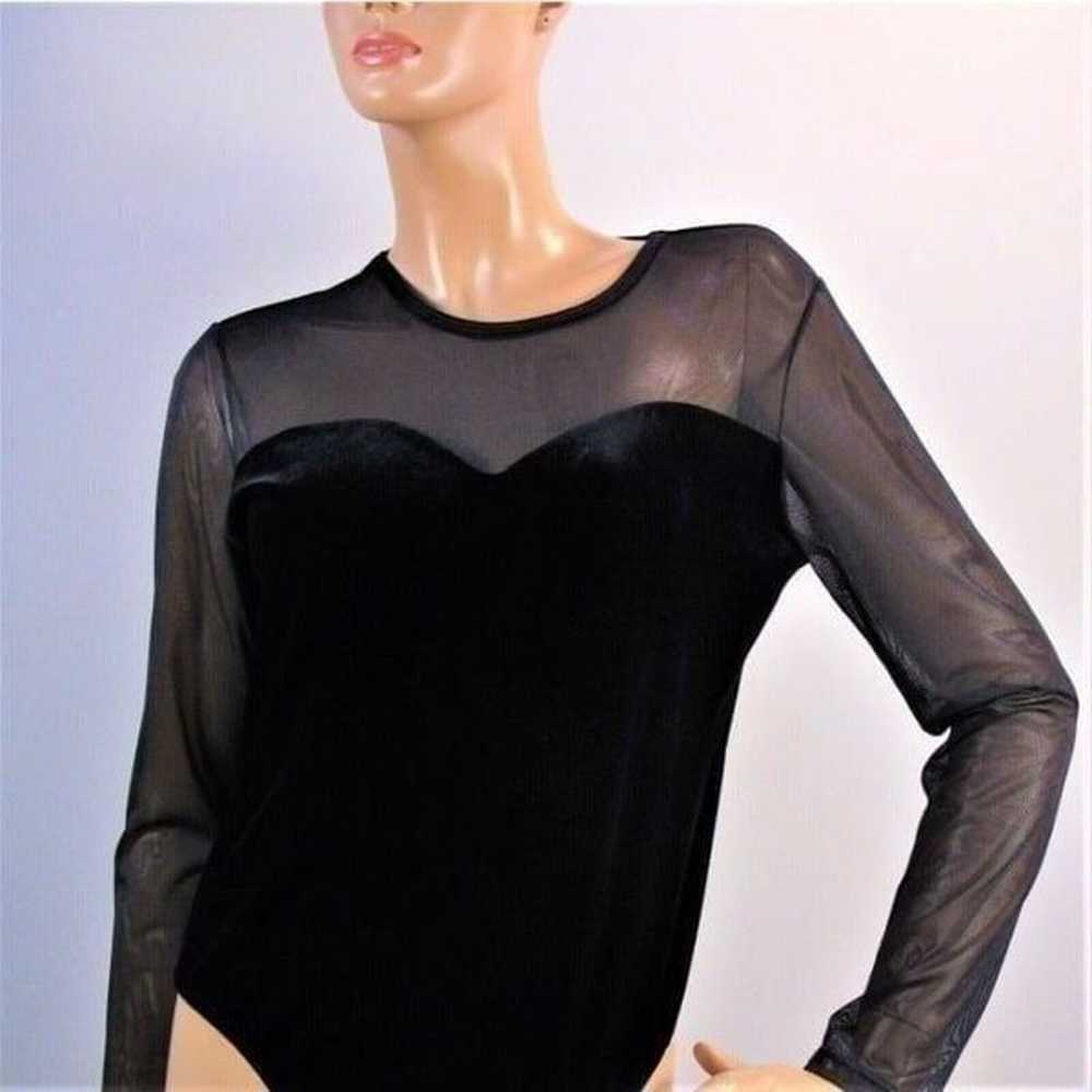 Vintage Black Bodysuit Tender Secrets - image 1