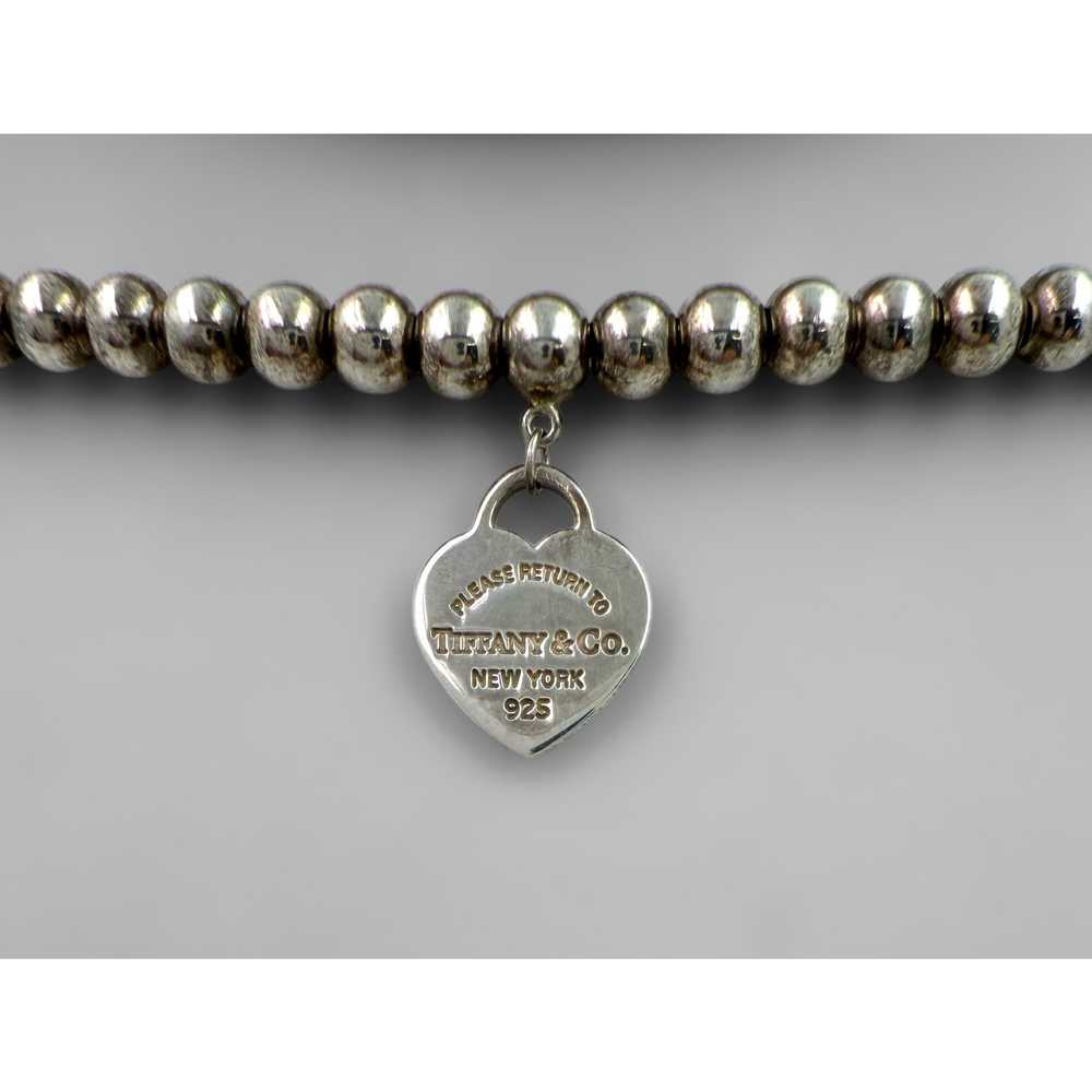 TIFFANY AND CO ENAMAL BEAD NECKLACE - Silver - image 2