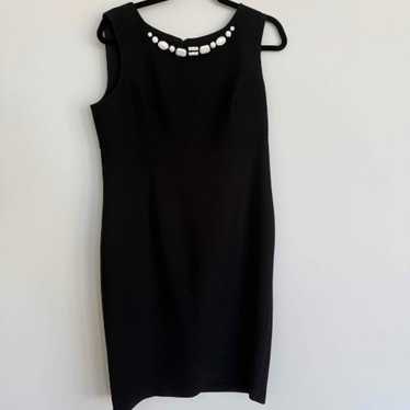 Jones New York Black Jewel Dress sz 12 - image 1