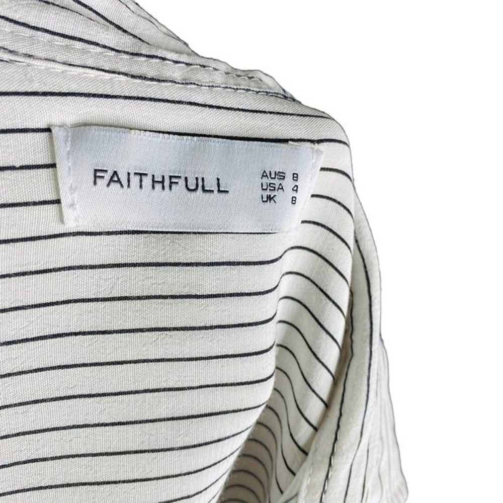 Faithfull the Brand pinstripe tunic shirt dress w… - image 8