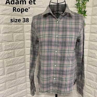 Adam et Rope' Adam Rope Long Sleeve Shirt Tops Ch… - image 1