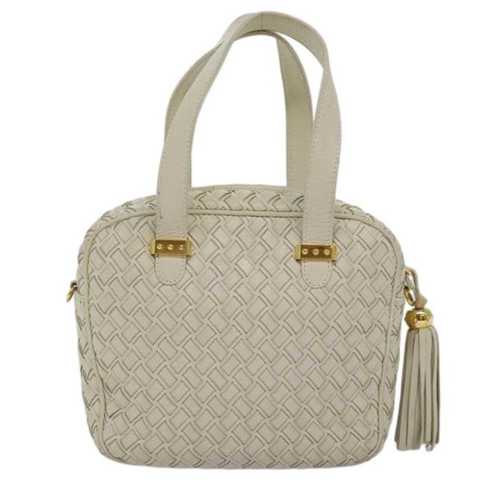 Bally BALLY Hand Bag Leather Beige - image 2