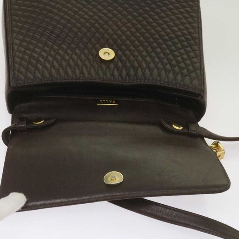 Bally BALLY Hand Bag Leather Dark Brown - image 10