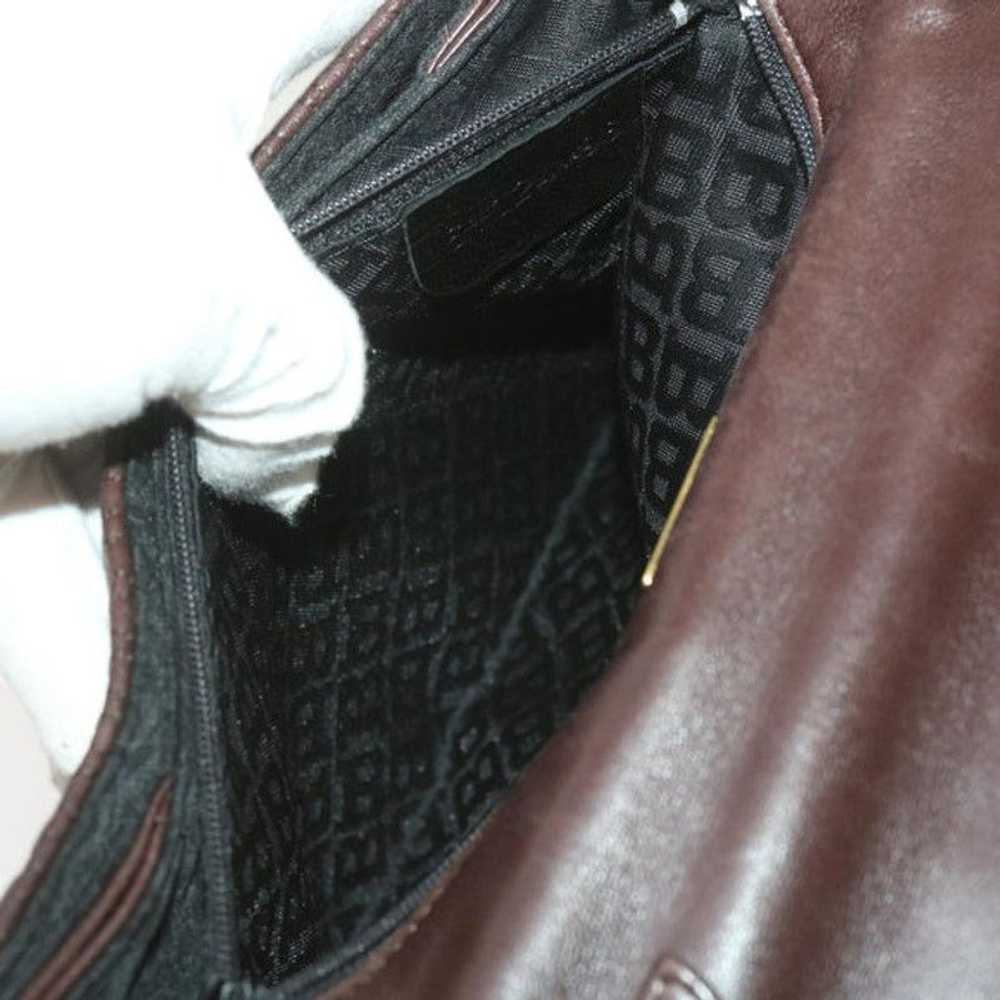 Bally BALLY Hand Bag Leather Dark Brown - image 12