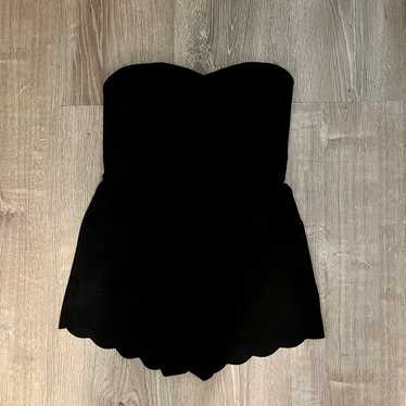 Stella Luce Strapless Romper - Black - image 1