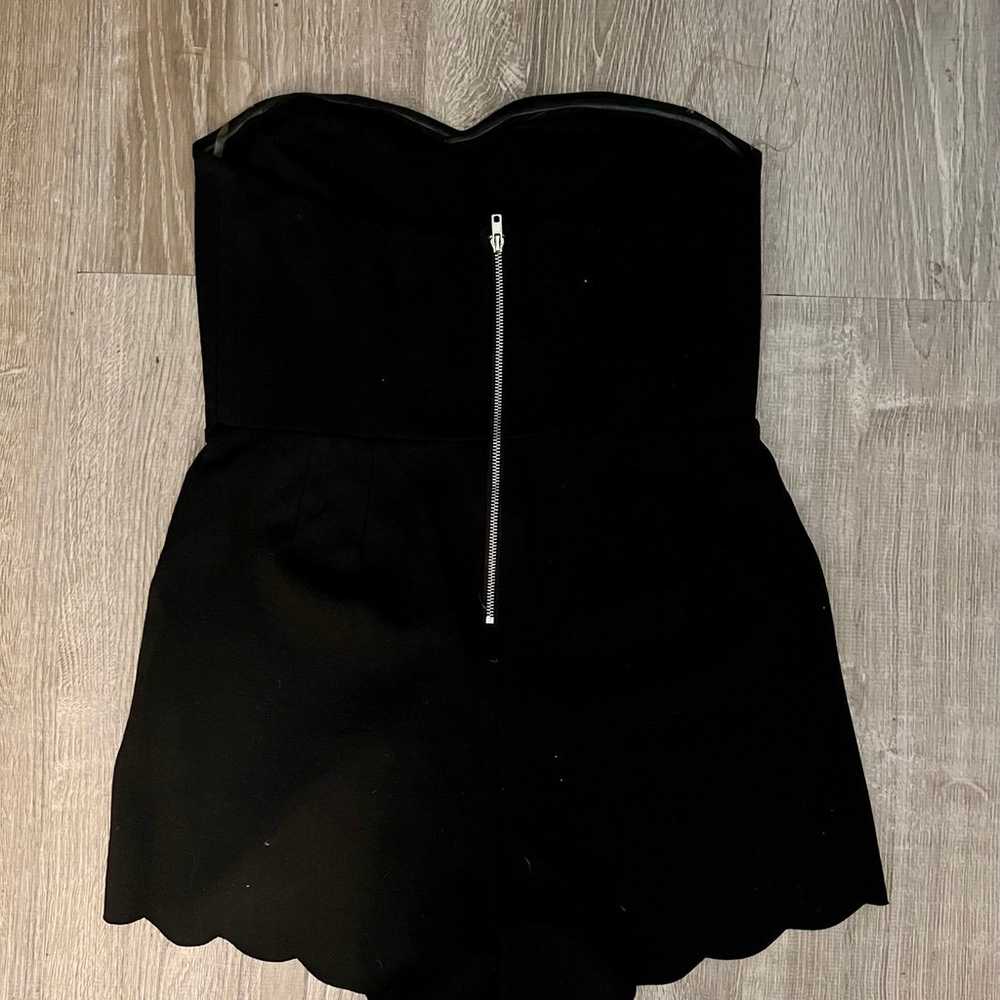 Stella Luce Strapless Romper - Black - image 3