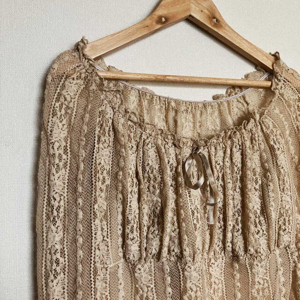 vintage floral lace top Fairy Grunge - image 3