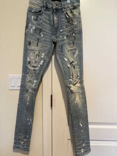 Amiri AMIRI Distressed Paint Splatter Jean