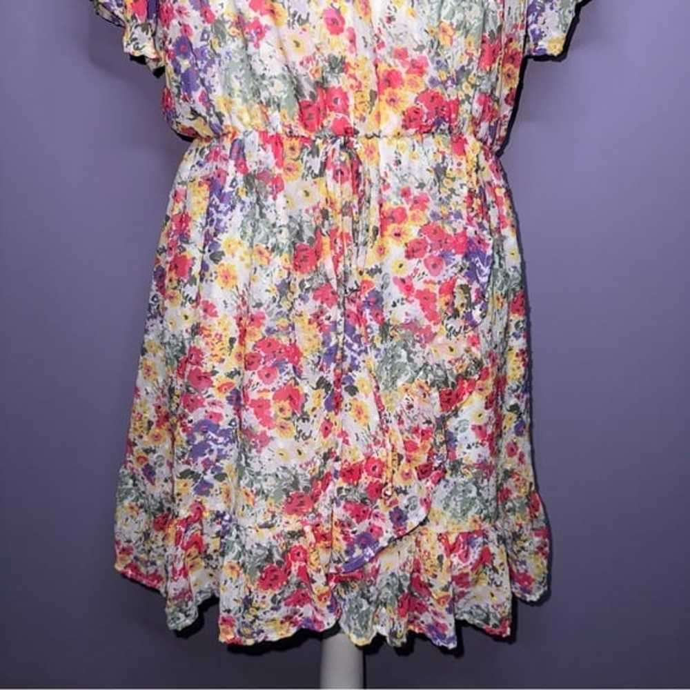 NEW Peach Love California Floral Ruffle Dress - image 4