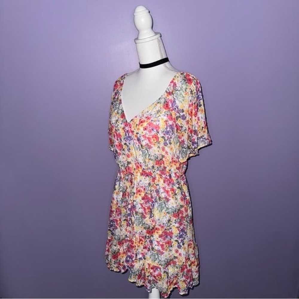 NEW Peach Love California Floral Ruffle Dress - image 6