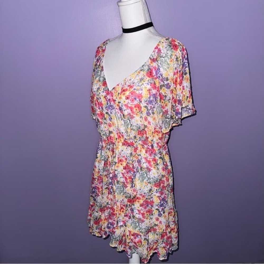 NEW Peach Love California Floral Ruffle Dress - image 7