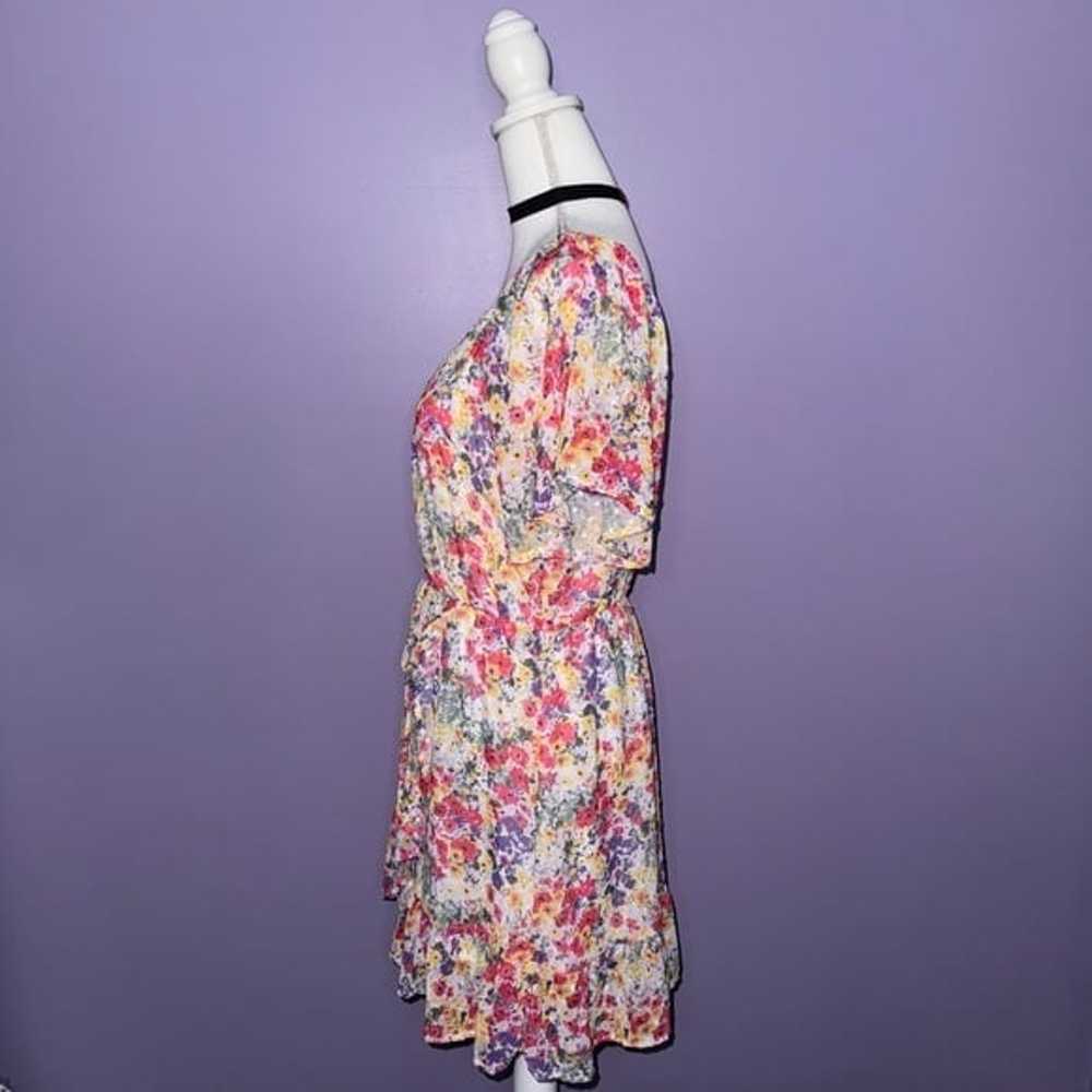 NEW Peach Love California Floral Ruffle Dress - image 8