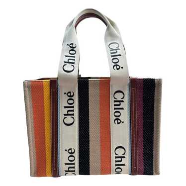 Chloé Woody cloth tote