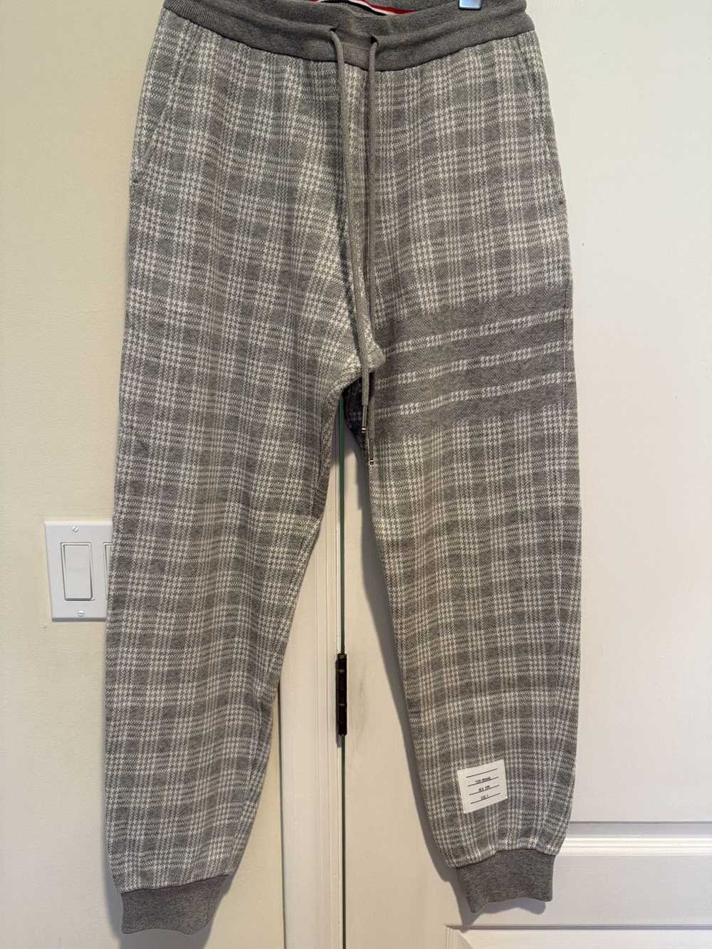 Thom Browne Thom Browne Grey Cotton Lounge Pants - image 1