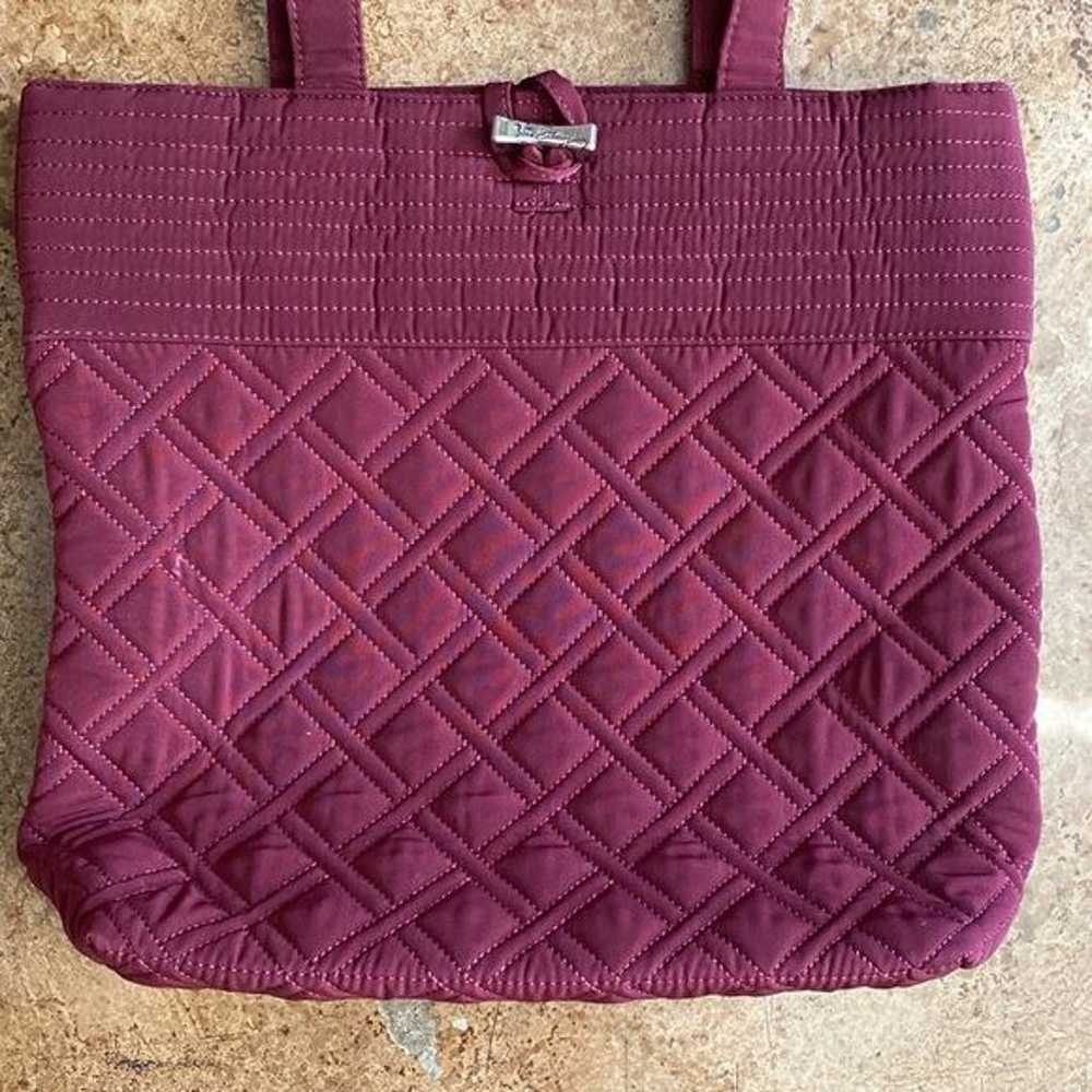 VERA Bradley "Vera" Tote in the wine burgundy Red - image 1