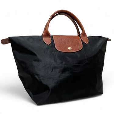 Longchamp Le Pliage L-size tote bag, black, nylon - image 1