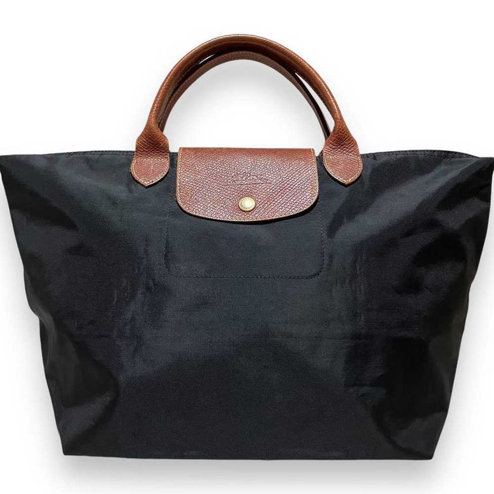 Longchamp Le Pliage L-size tote bag, black, nylon - image 2