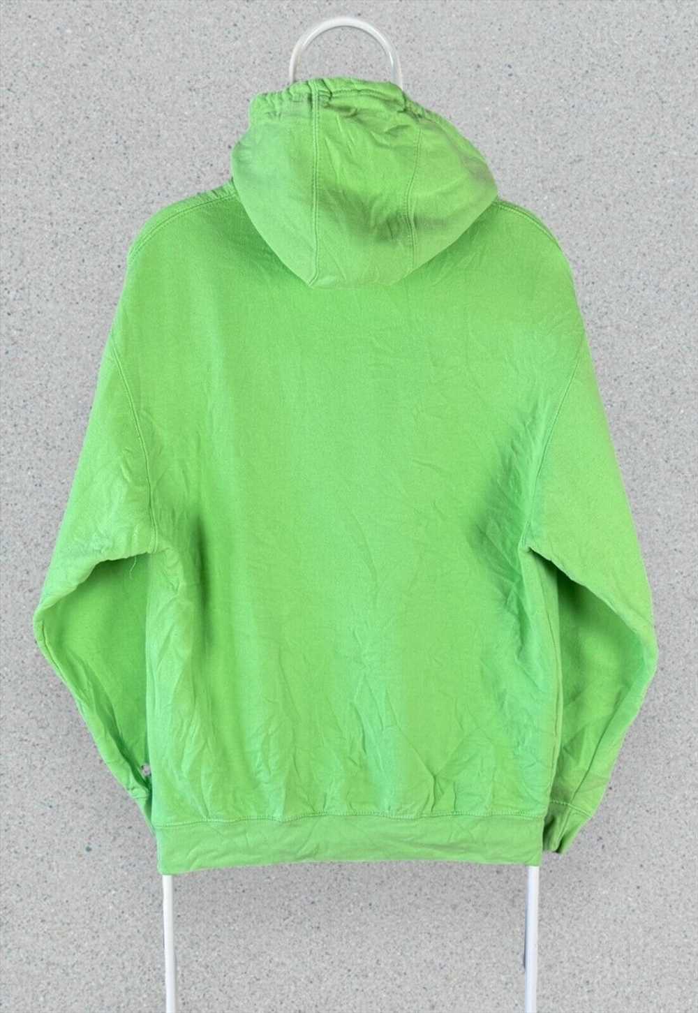 Vintage Green Field Hockey Hoodie Spell Out Mens … - image 3