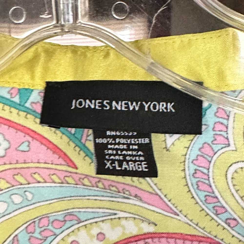 Jones New York Jones New York “Satin” Paisley Paj… - image 5