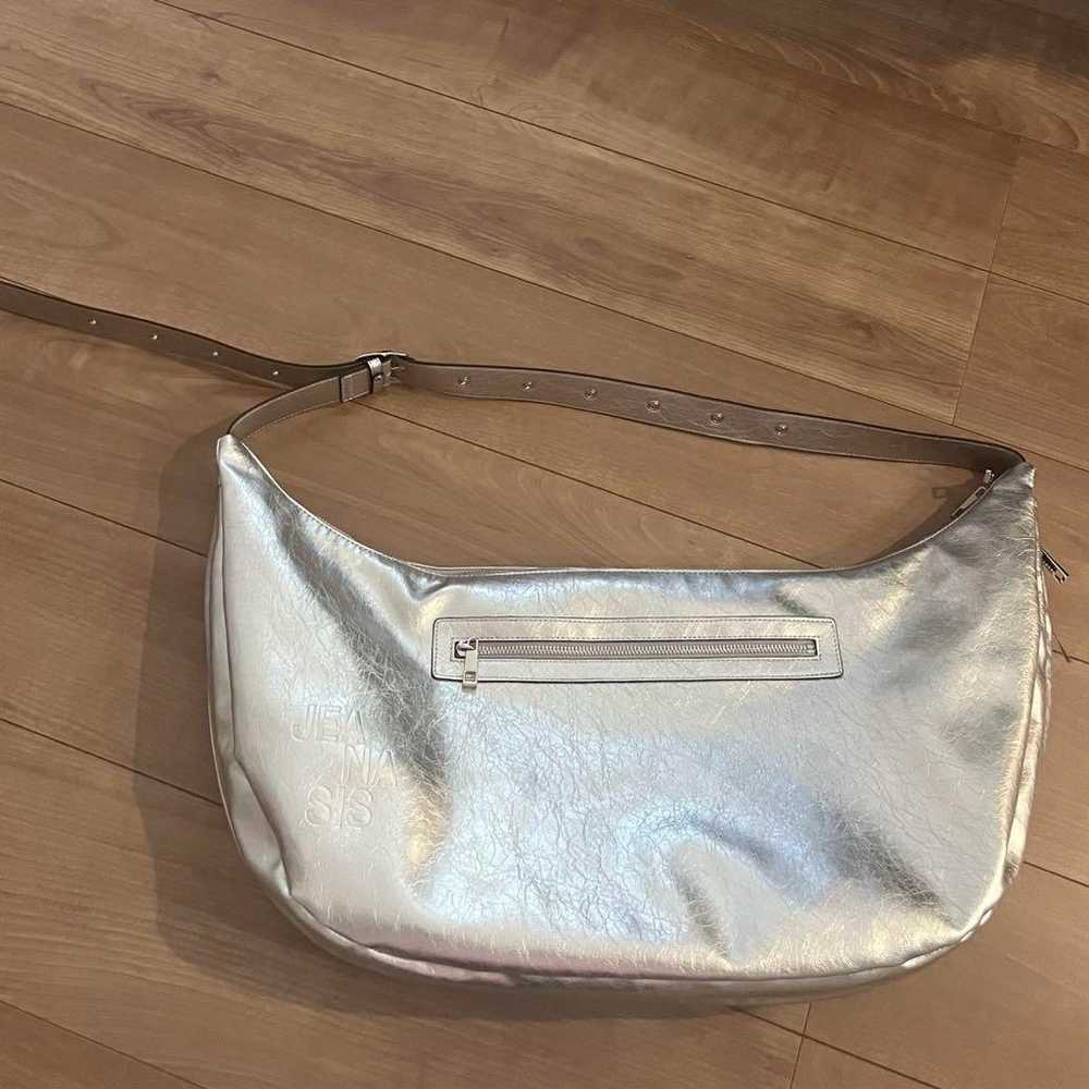 JEANASIS BIG 2-way Shoulder Bag Silver - image 4